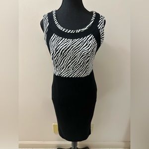 Marks&Spencer black and white dress